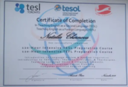 Сертификат TEFL/TESOL