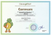 Сертификат CleverStart