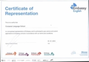 Certificate of Representation