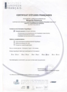 Certificat d'etudes francaises