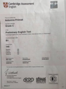 Сертификат English B1