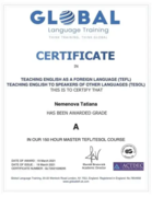 TEFL/TESOL certificate