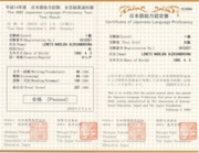 Сертификат Нихонго Норёку Сикен N1. Экзамен по японскому языку