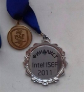 Медали финалиста международного конкурса Intel ISEF
