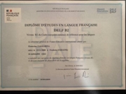 Сертификат DELF B2