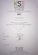 KSE certificate (B1)