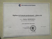 Diplome de francais professionnel  - Affaires B2