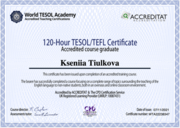 TESOL Certificate