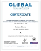 Master TEFL+TESOL (Grade A)