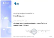 Разработчик Python