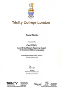 Trinity TESOL Teaching English as a second language qualification