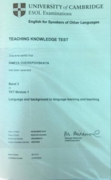 Teaching Knowledge Test