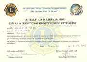 Centres Internationaux Francophones Des Lions Clubs de France
