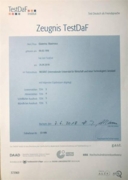 Сертификат Testdaf