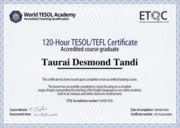 TESOL /TEFL Certificate