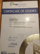 Сертификат об обучении в Англии
