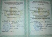 Сертификат об обучении по программе "Межкультурный диалог Москва-Малага".