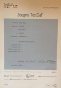 Сертификат TestDAF