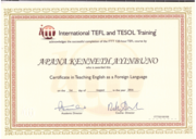 Certificate TEFL