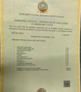 Ordinary level Certificate