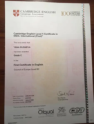 Кембриджский сертификат FCE