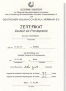 Zertifikat DaF
