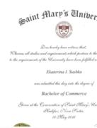 Saint Mary's University, Bachelor of Commerce