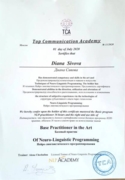 Сертификат НЛП Базовый практик