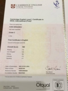 First Certificate of English