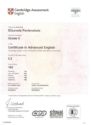 CAE - Cambridge Certificate in Advanced English