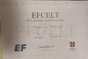 EF Cambridge English Level Test — Level B1