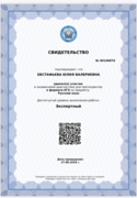 Сертификат об экспертном уровне ЕГЭ по русскому языку