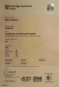 Certificate in Advanced English C1