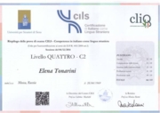 Международный сертификат CILS уровень С2 (свободное владение, дающий право преподавания)