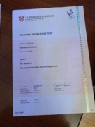 TKT (Teaching Knowledge Test) Cambridge Certificate