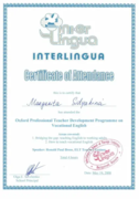 Certificate of Attendance (Interlingua)