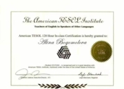 TESOL Certificate