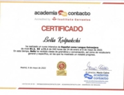 Certificado espanol