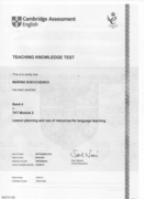 Teaching Knowledge Test Module 2