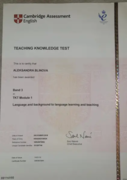 Кембриджский сертификат TKT Module1