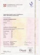 Cambridge English Certificate