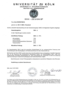 Сертификат DSH о сдаче экзамена на знание немецкого языка