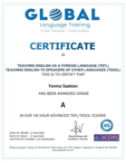 TESOL/TEFL certificate