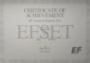 Сертификат, подтверждающий уровень владения языком С1