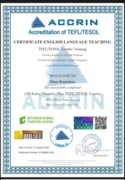 Сертификат международного образа TEFL/TESOL (1)