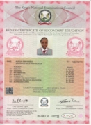 KCSE certificate