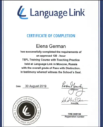 TEFL ( teaching English to foreign learners)