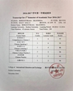 Результаты финальных экзаменов по дисциплинам китайского языка