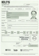 IELTS certificate