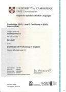 Кембриджский сертификат совершенного владения языком CPE (Certificate of Proficiency in English)